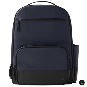 NEW Baby Backpack Water Resistant Insulated Changing Pad Stroller Straps Blue